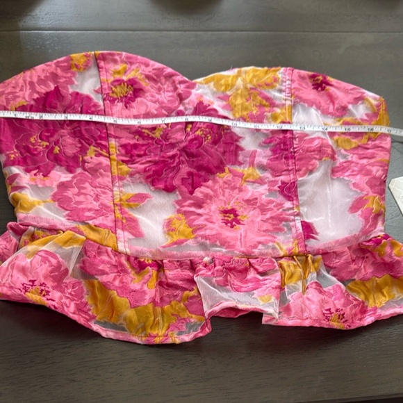 Altar’d State Embroidery Corset Pemplum Top - Picture 4 of 8